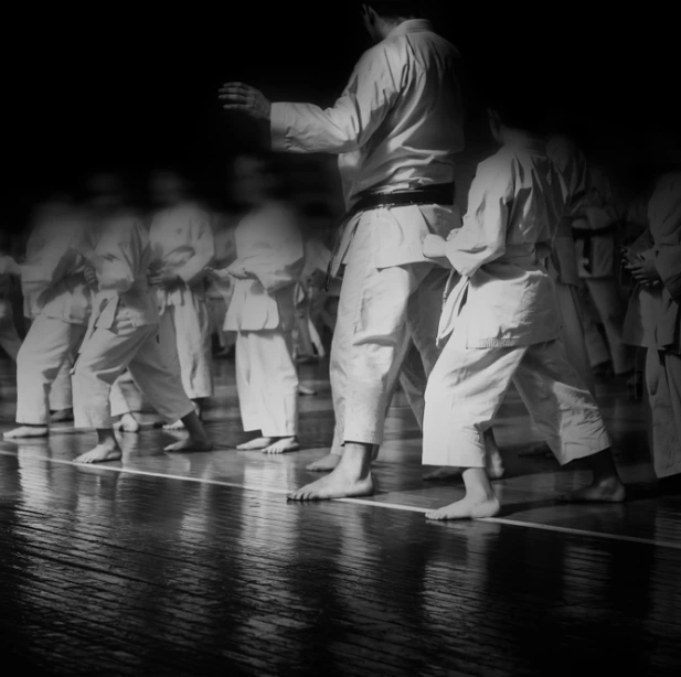 Instructor teaching students sparring techniques at O.G.K.S India in Worli, Mumbai