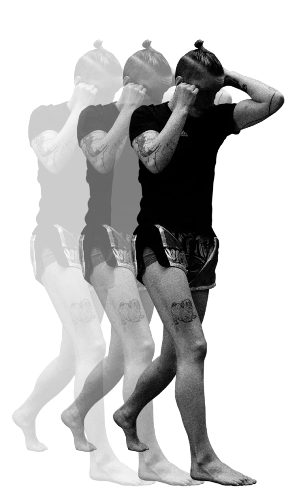 Student performing a traditional karate stance at O.G.K.S India in Worli, Mumbai